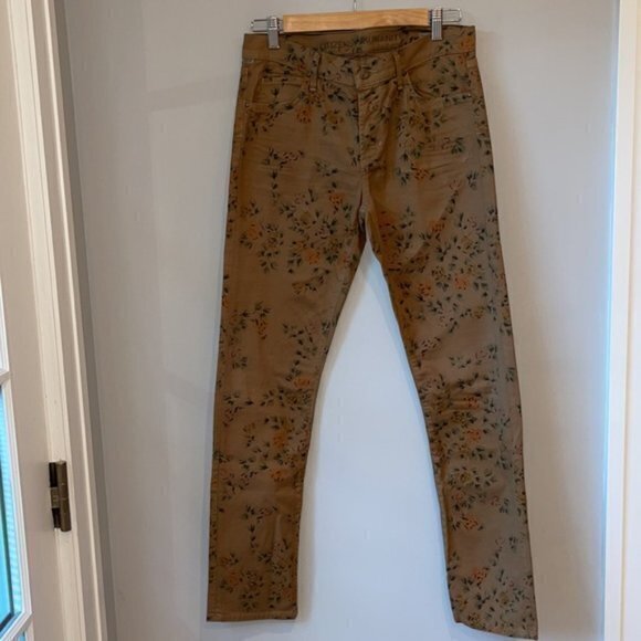 NEW Citizens of Humanity Mandy High Waist Skinny Jeans Floral Womens Size 24 - Picture 3 of 7